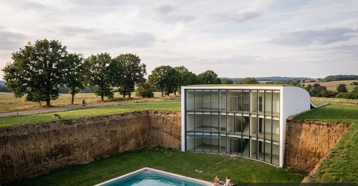Heuvelhuis: foto van het huis in zijn omgeving